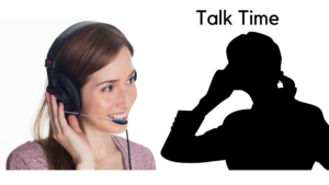 client connection, talk time